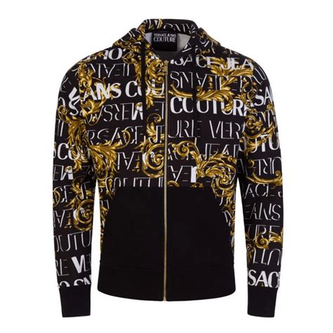 versace jeans couture zip through hoodie|versace jeans couture shirt women's.